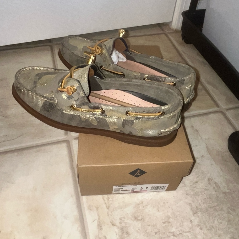 Sperry Women's Camouflage Moccasins